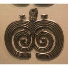 Bronze spiral pendant